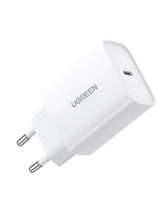 Ugreen Wall Charger Travel Adapter Type C PD 30W Quick Charger 4.0 White (70161)