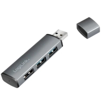 Logilink UA0395 USB 3.2 GEN2 3-port Hub with Aluminum Casing (01922)