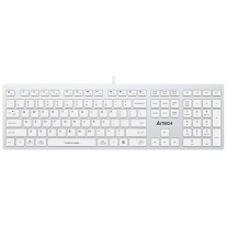 A4Tech Fstyler FX50 Scissor Switch Keyboard EN/RU White (13807)