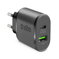 SBS Wall Charger 1x Type-C PD25W (TETR1CPD25)