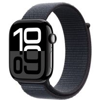 APPLE WATCH SERIES 10 GPS 42MM JET BLACK ALUMINIUM CASE WITH INK SPORT LOOP