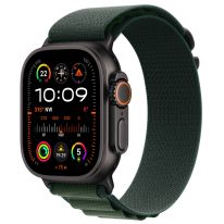 APPLE WATCH ULTRA 2 GPS + CELLULAR 49MM BLACK TITANIUM CASE WITH DARK GREEN ALPINE LOOP - SMALL