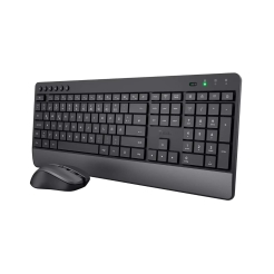 Trust Trezo Wireless Deskset Combo Eco Us (24529)
