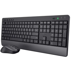 Trust Trezo Wireless Deskset Combo Eco Us (24529)