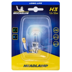 ფარების ნათურა Michelin H3 12V55W Long Life