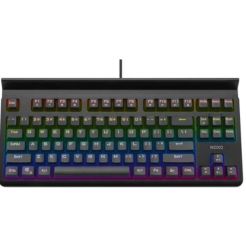 სათამაშო კლავიშები Noxo Specter Mechanical Rainbow Backlit Gaming Keyboard Blue Switch Black (01970)