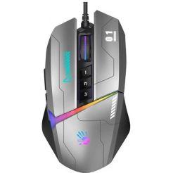 A4TECH BLOODY W60 MAX RGB GAMING MOUSE GUN GREY (13043)