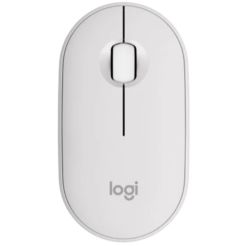 LOGITECH PEBBLE MOUSE 2 M350s - TONAL WHITE - BT - EMEA-808 - DONGLELESS L910-007013