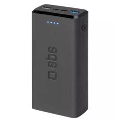 SBS Powerbank 20.000 Mah 2 USB 2.1 A Black (TTBB20000FASTK)