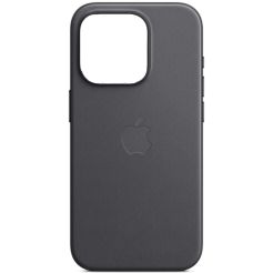 ჩასადები  iPhone 15 Pro FineWoven Case with MagSafe Black MT4H3ZM/A